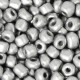 Glasperlen rocailles 6/0 (4mm) Silver metallic